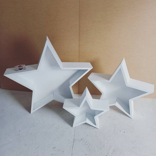 Star shape moon decorations box balloons flowers