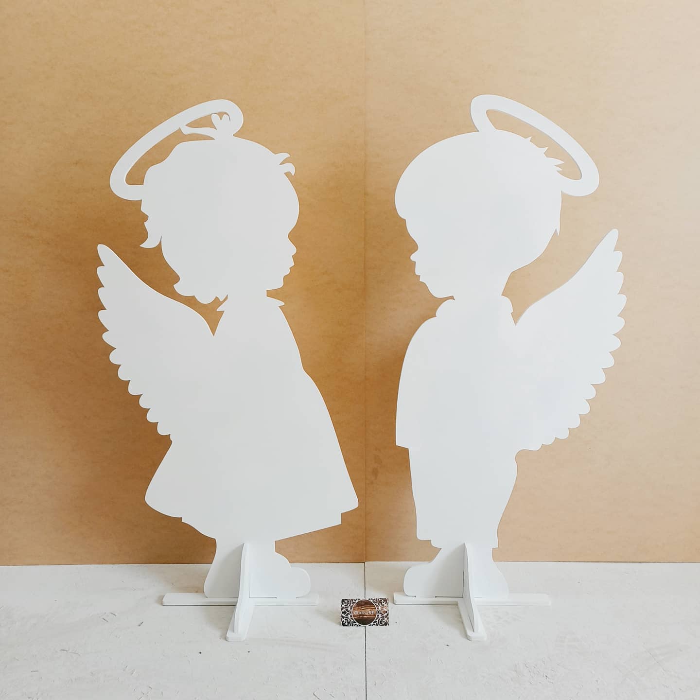 Angel boy girl decorations statue sculpture