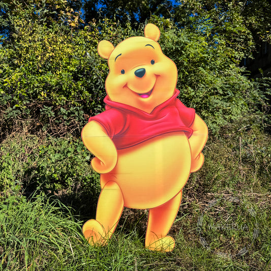 Winnie the Pooh Printed Cutouts Decor for Birthday Wedding Girl Boy Baby Shower Party Props Decorations