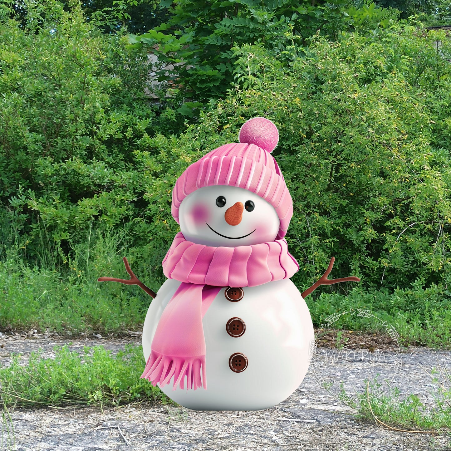 Snowman for birthday wedding party decorations winter snow ice with uv print