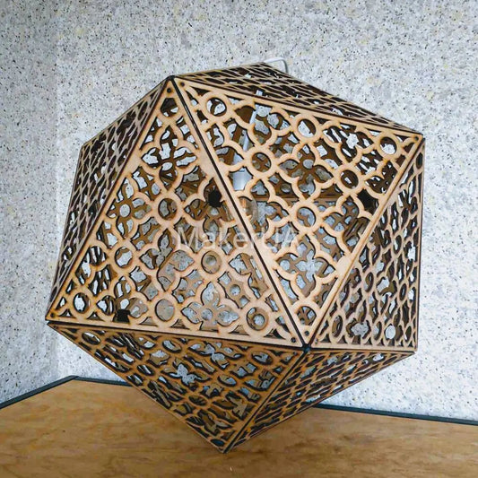 Laser cut lamp ceiling