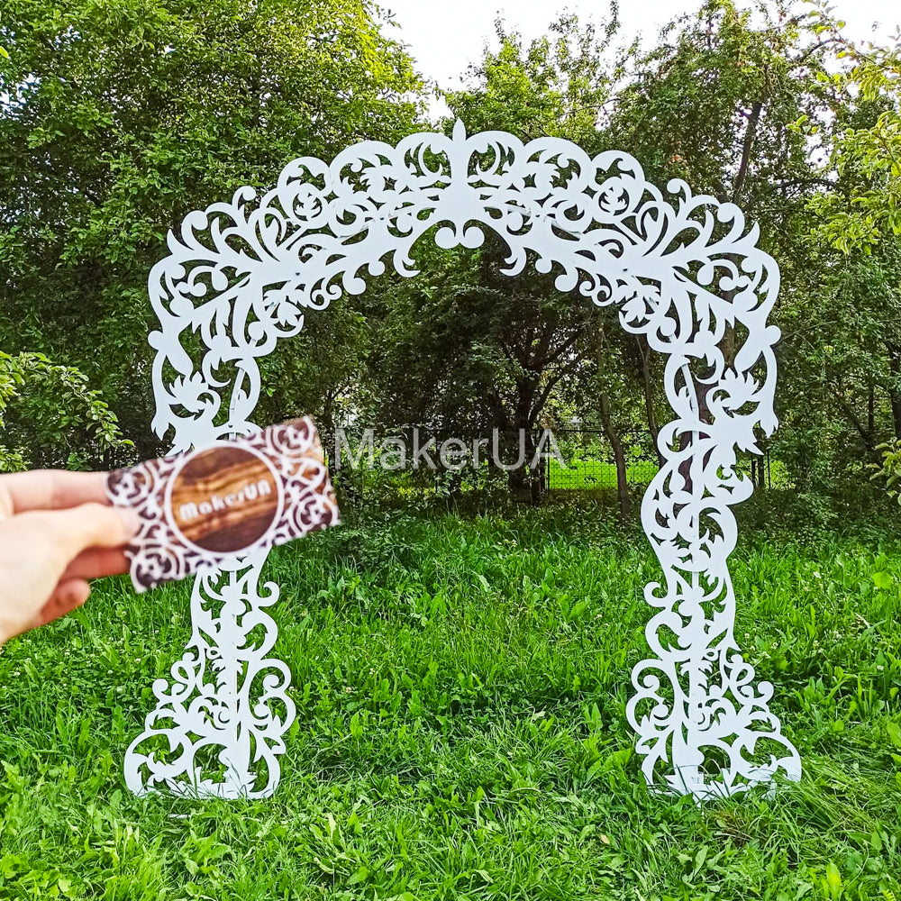 Arch wedding backdrop arbor floral frame wooden wood flower rustic birthday event party prop shop photo booth decorations decor lace boho style