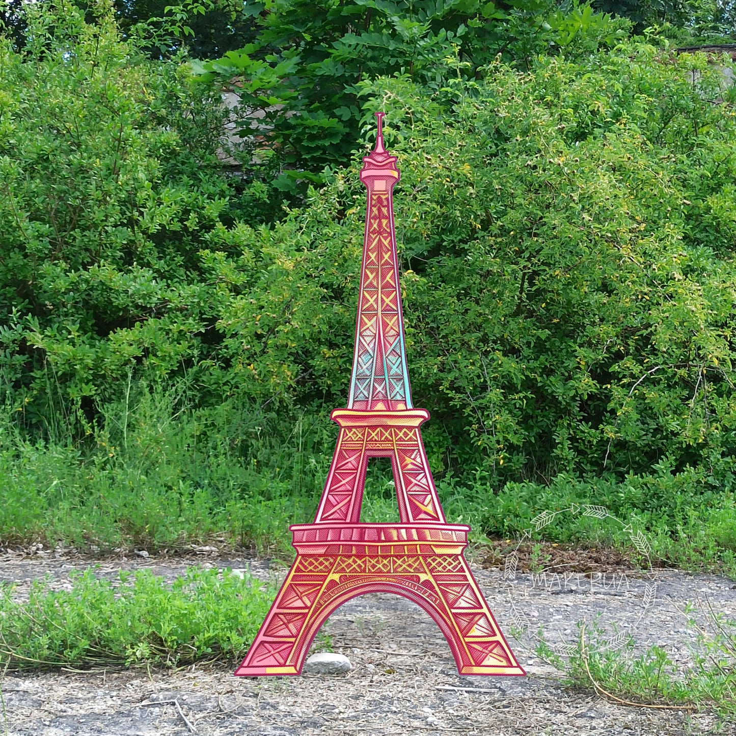 Eiffrl Tower for birthday wedding party decorations with uv print