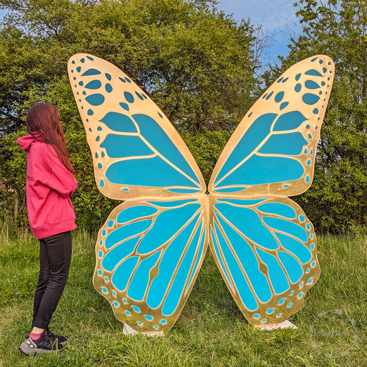 Butterfly Wings Backdrop centerpiece decoration photo booth party prop event birthday wedding decor gold