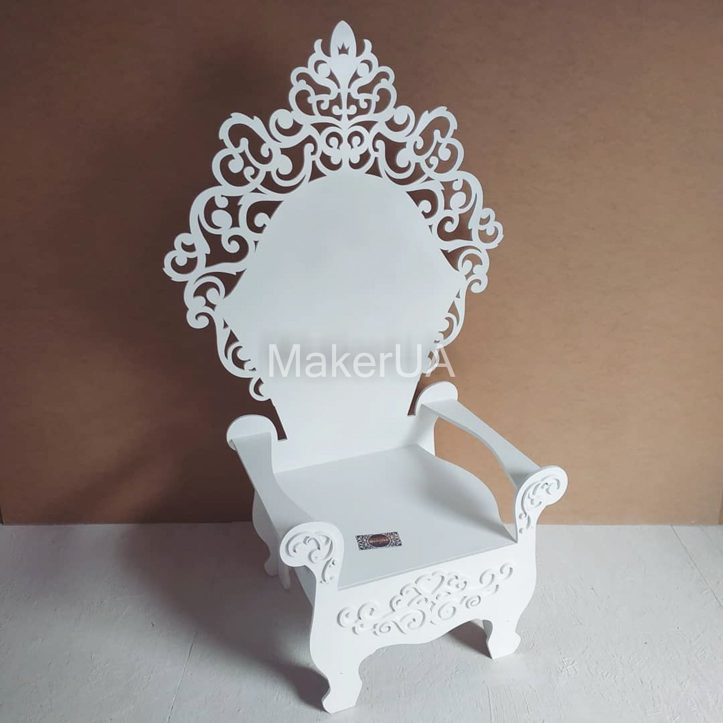 Chair for birthday party decorations photo props royal throne king kingdom christmas gift boy girl decor C08