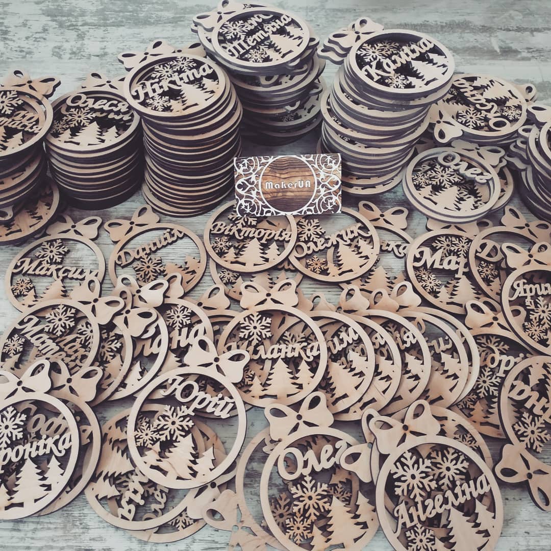 Personalized Christmas Ornaments Name Wooden Decorations Tree Hanging Kindergarten Gift Classmate Preschool Keepsake Teacher Student Decor Style J