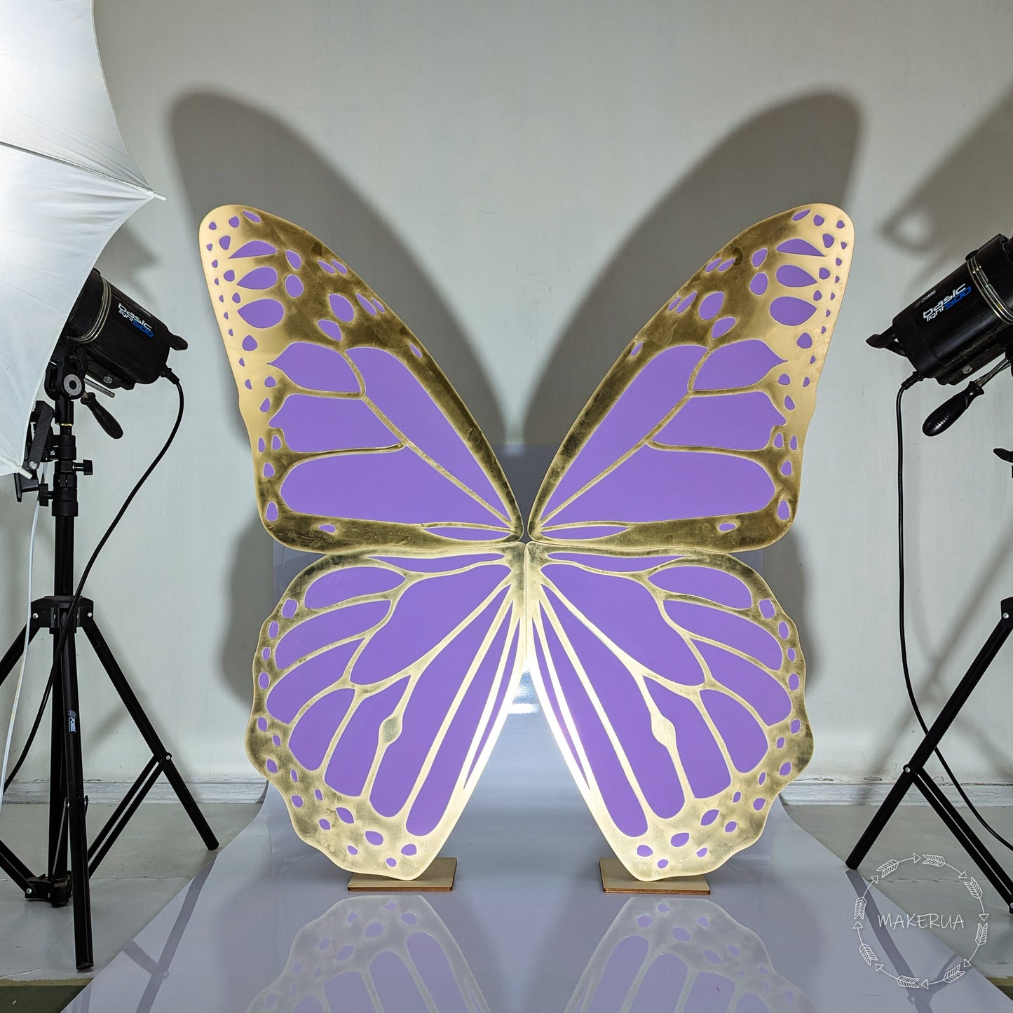 Butterfly Wings Backdrop centerpiece decoration photo booth party prop event birthday wedding decor gold