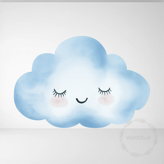 Cloud Printed Decor for Birthday Wedding Baby Shower Cute Cutouts Home Room Wall Art Party Props Decorations