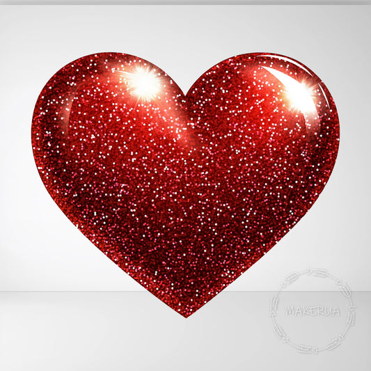 Red Heart Printed Cutouts Decor for Birthday Wedding Baby Shower Love Cute Party Props Decorations