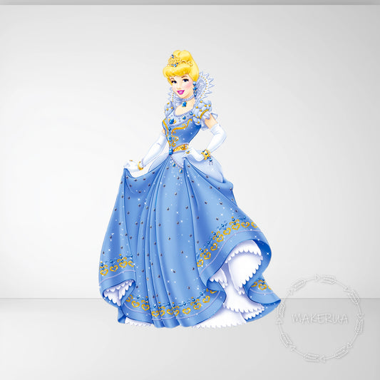 Princess Style 10 Printed Cutouts Decor Girl Birthday Baby Shower Party Props Decorations