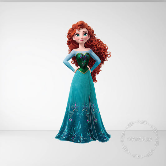 Princess Style 13 Printed Cutouts Decor Girl Birthday Baby Shower Party Props Decorations