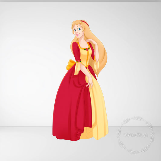 Princess Style 20 Printed Cutouts Decor Girl Birthday Baby Shower Party Props Decorations