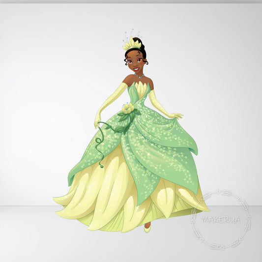 Princess Style 4 Printed Cutouts Decor Girl Birthday Baby Shower Party Props Decorations