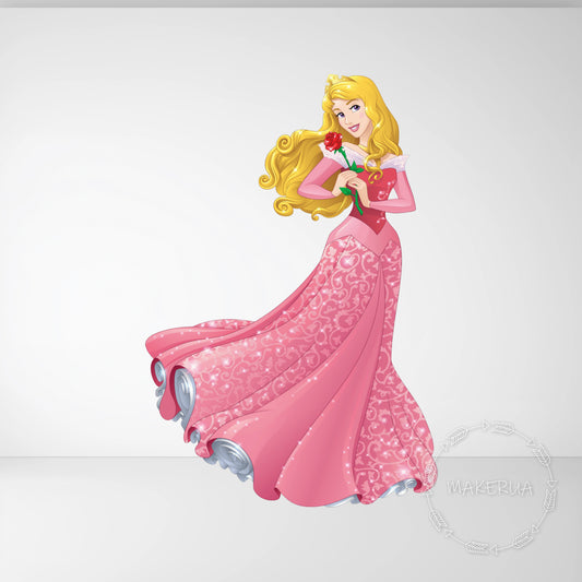 Princess Style 5 Printed Cutouts Decor Girl Birthday Baby Shower Party Props Decorations