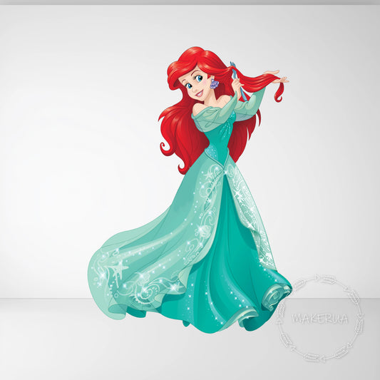 Princess Style 8 Printed Cutouts Decor Girl Birthday Baby Shower Party Props Decorations