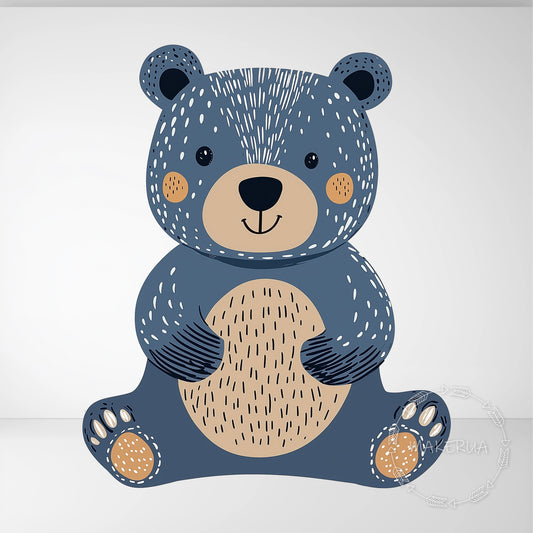 Bear Animal Printed Cutouts Decor for Birthday Wedding Girl Boy Baby Shower Cute Party Props Decorations