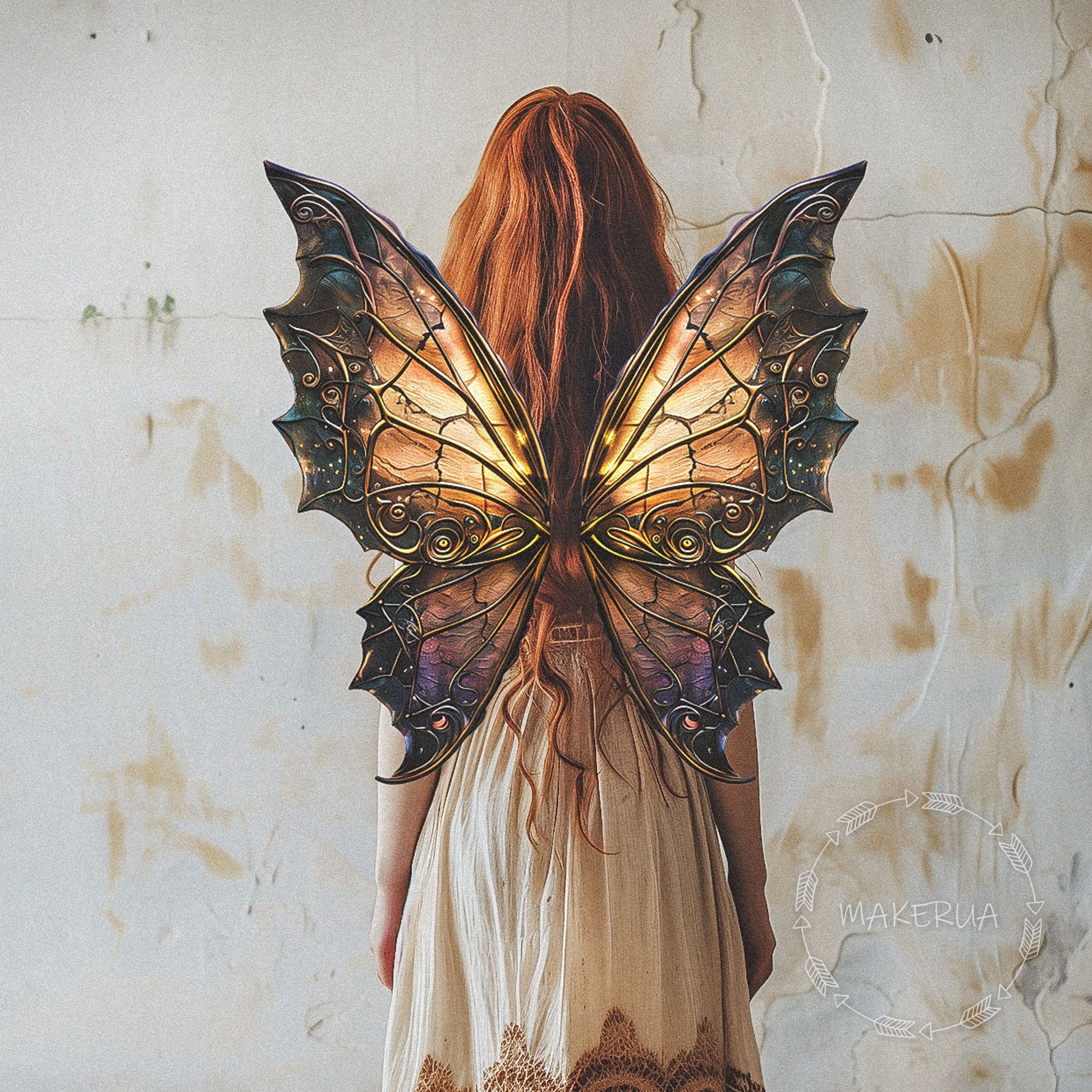 Fairy Wings for Dress Decorations Elf Angel Butterfly Cosplay Birthday MakerUA Fairy Wings for Dress Decorations Elf Angel Butterfly Cosplay Birthday MakerUA