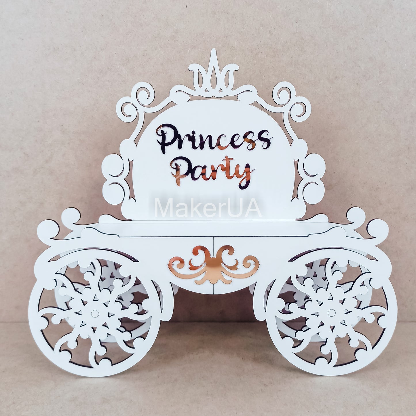 Princess Carriage Candy Cart, Sweet Cart, Cake Stand, Decoration cinderella theme Wedding Birthday Baby Shower large event party prop decor