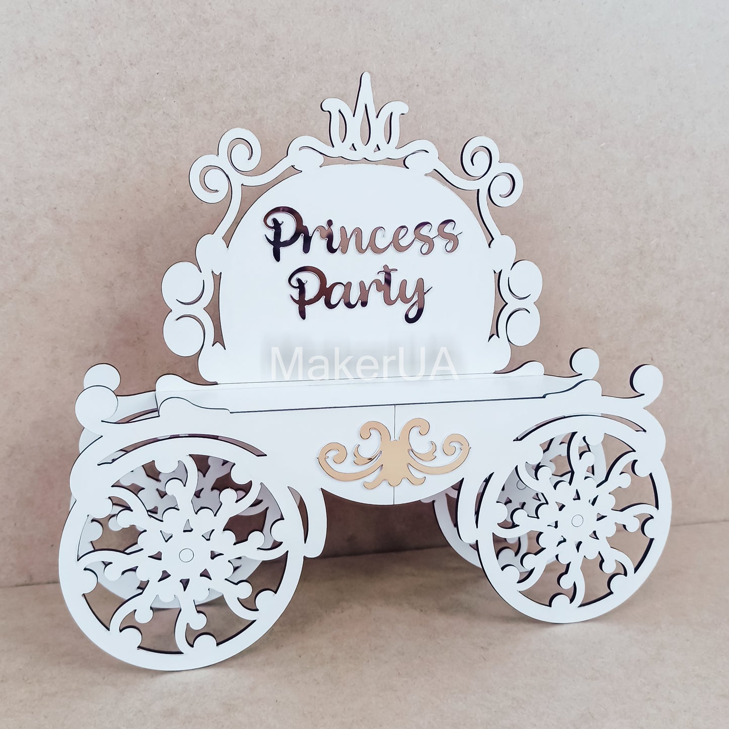 Princess Carriage Candy Cart, Sweet Cart, Cake Stand, Decoration cinderella theme Wedding Birthday Baby Shower large event party prop decor