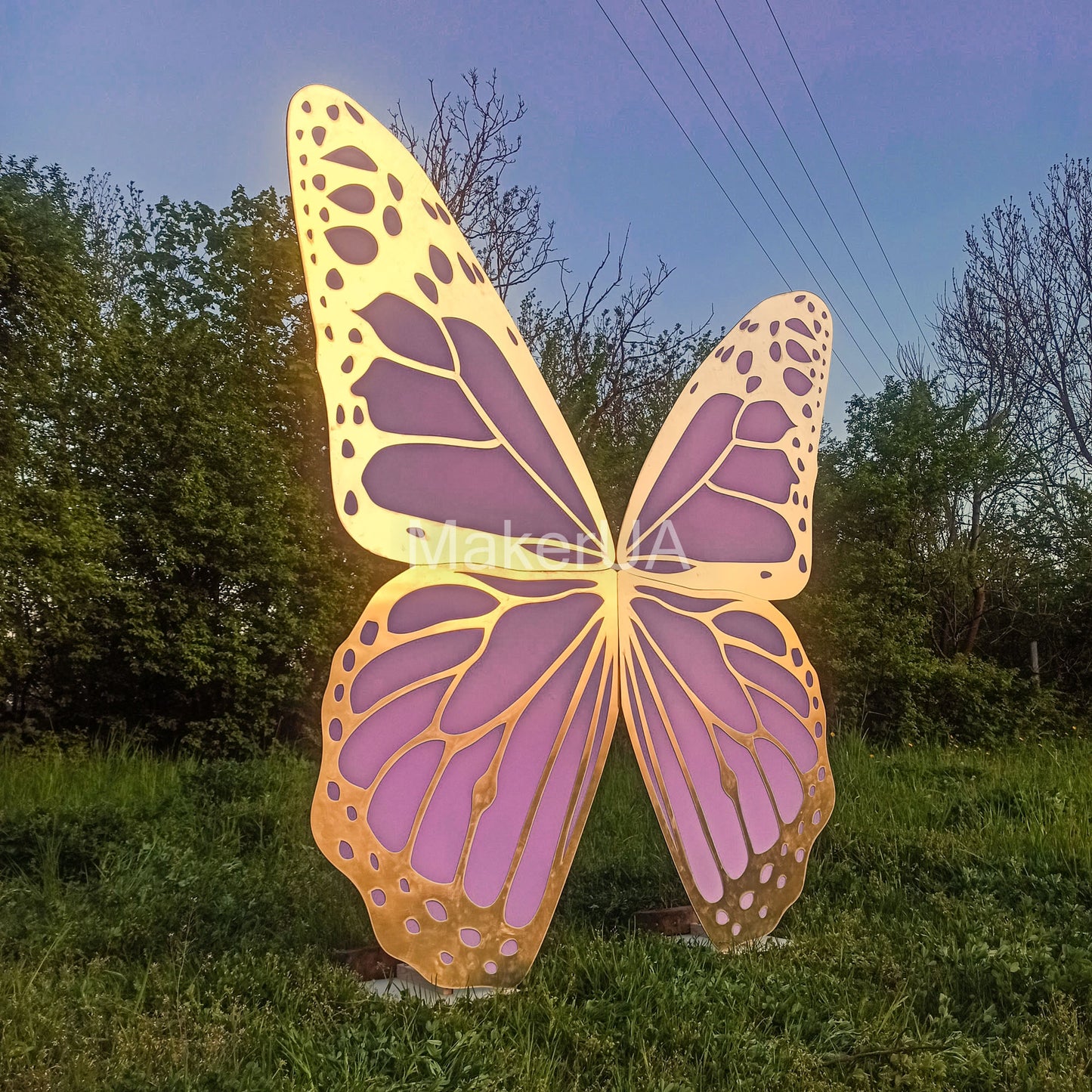 Butterfly Wings Backdrop centerpiece decoration photo booth party prop event birthday wedding decor gold