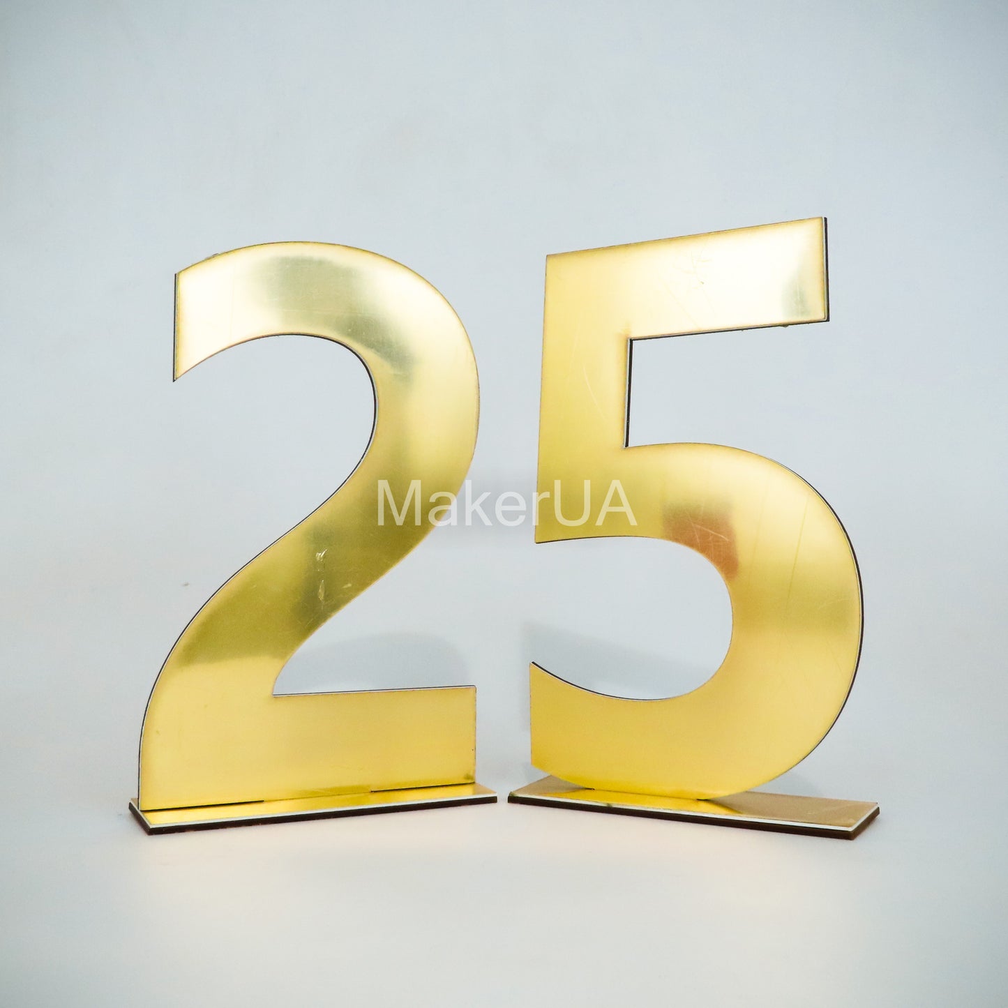 Numbers Decoration gold silver sweet 18 birthday party prop marquee decor baby 1st christmas big glow mirror large letters