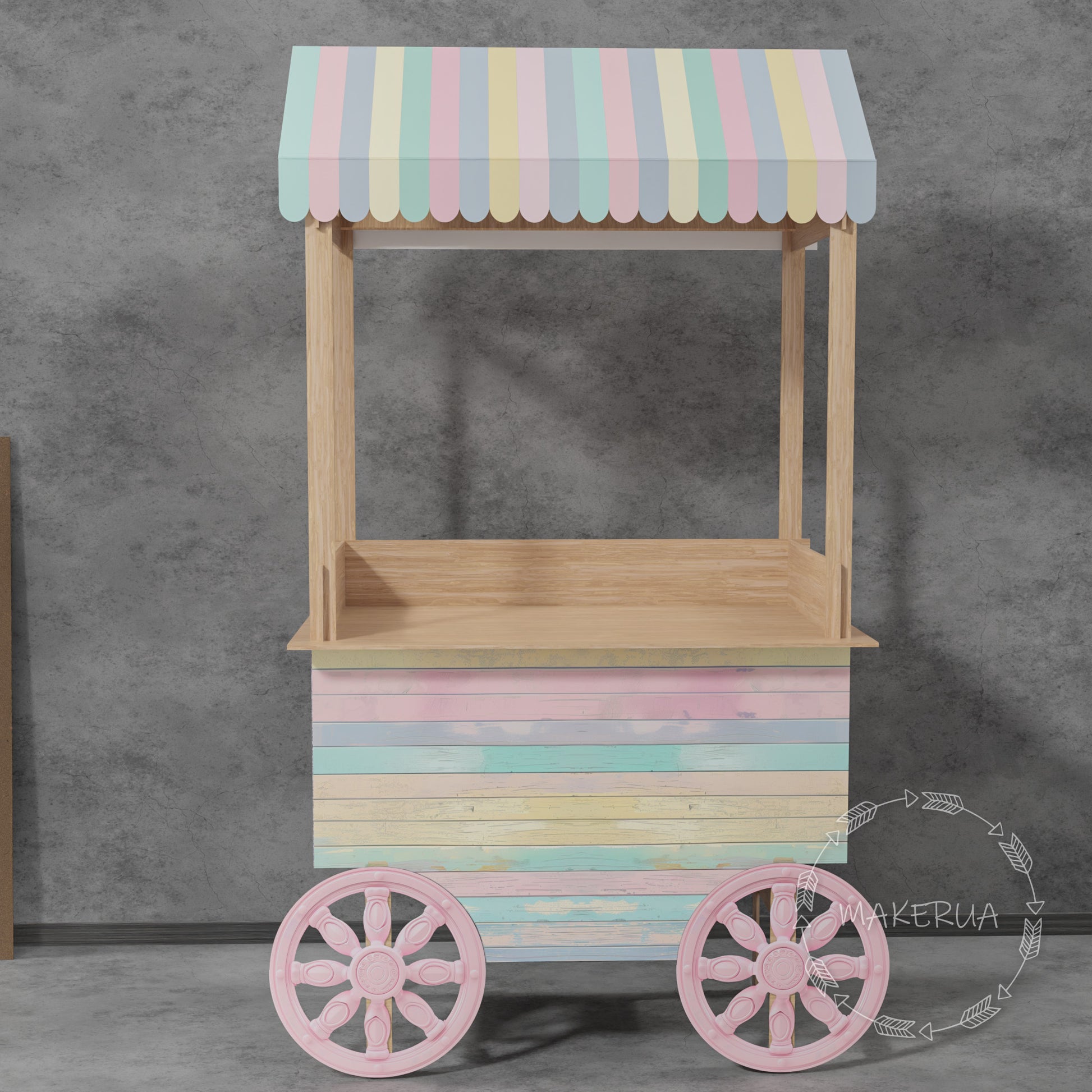 Sweet Candy Cart Birthday Party Props Decorations baby shower