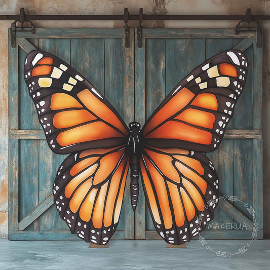Butterfly Backdrop for birthday wedding event party styling photo booth prop balloon decoration arch wing girl christening stand panel decor