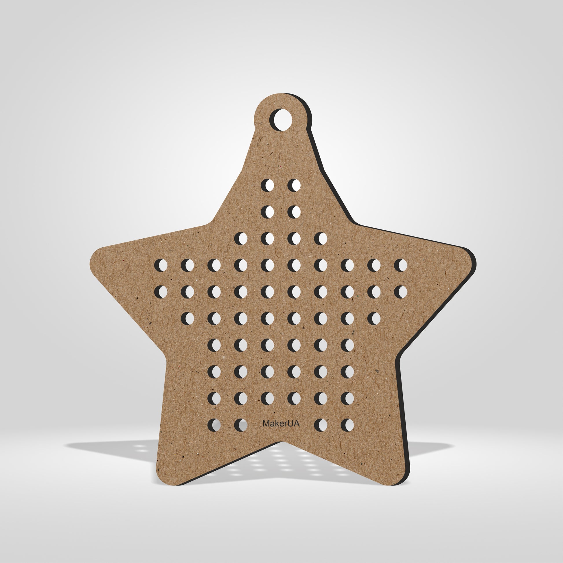 Wooden Cross Stitch Blank Base Embroidery Christmas Ornaments 2