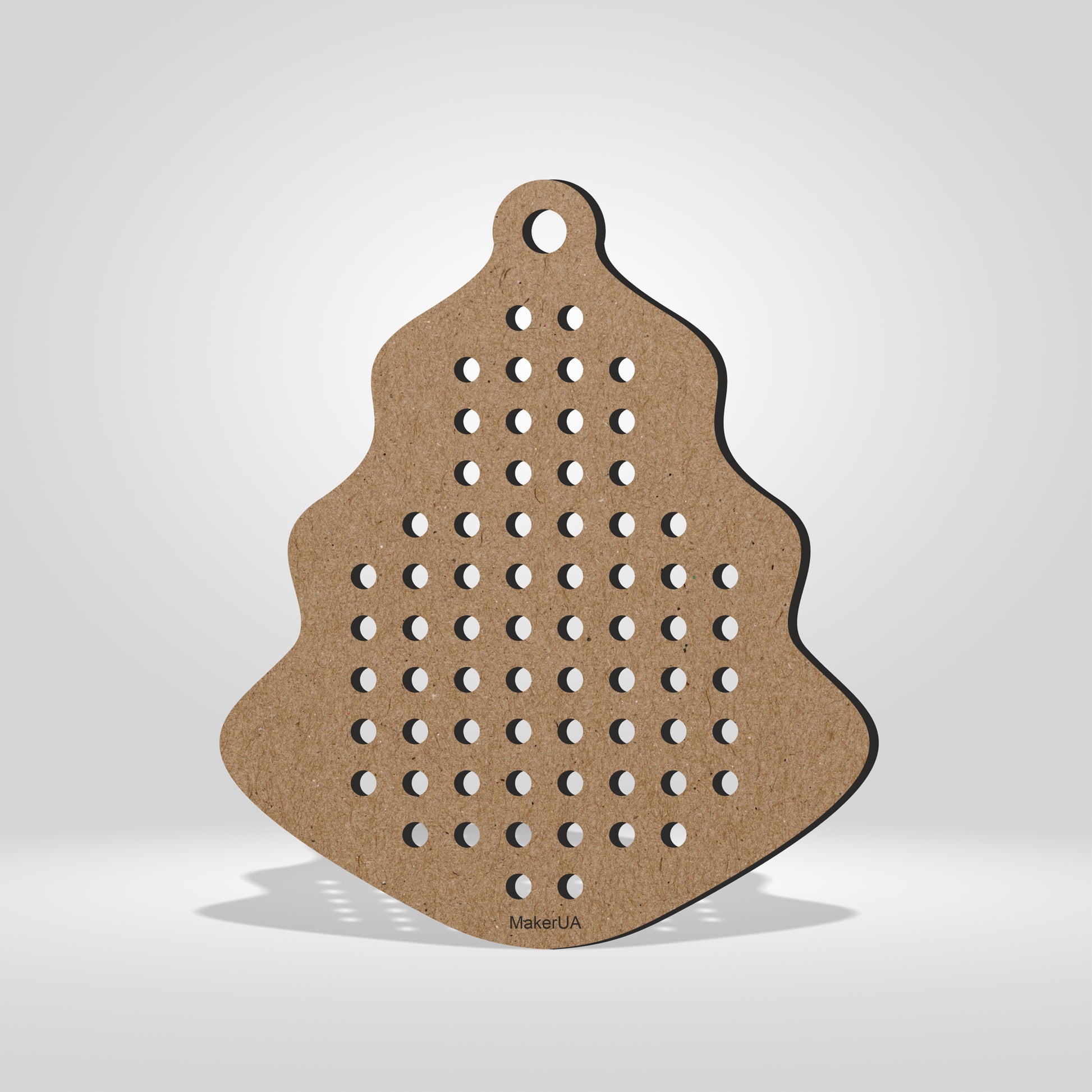 Wooden Cross Stitch Blank Base Embroidery Christmas Ornaments 3