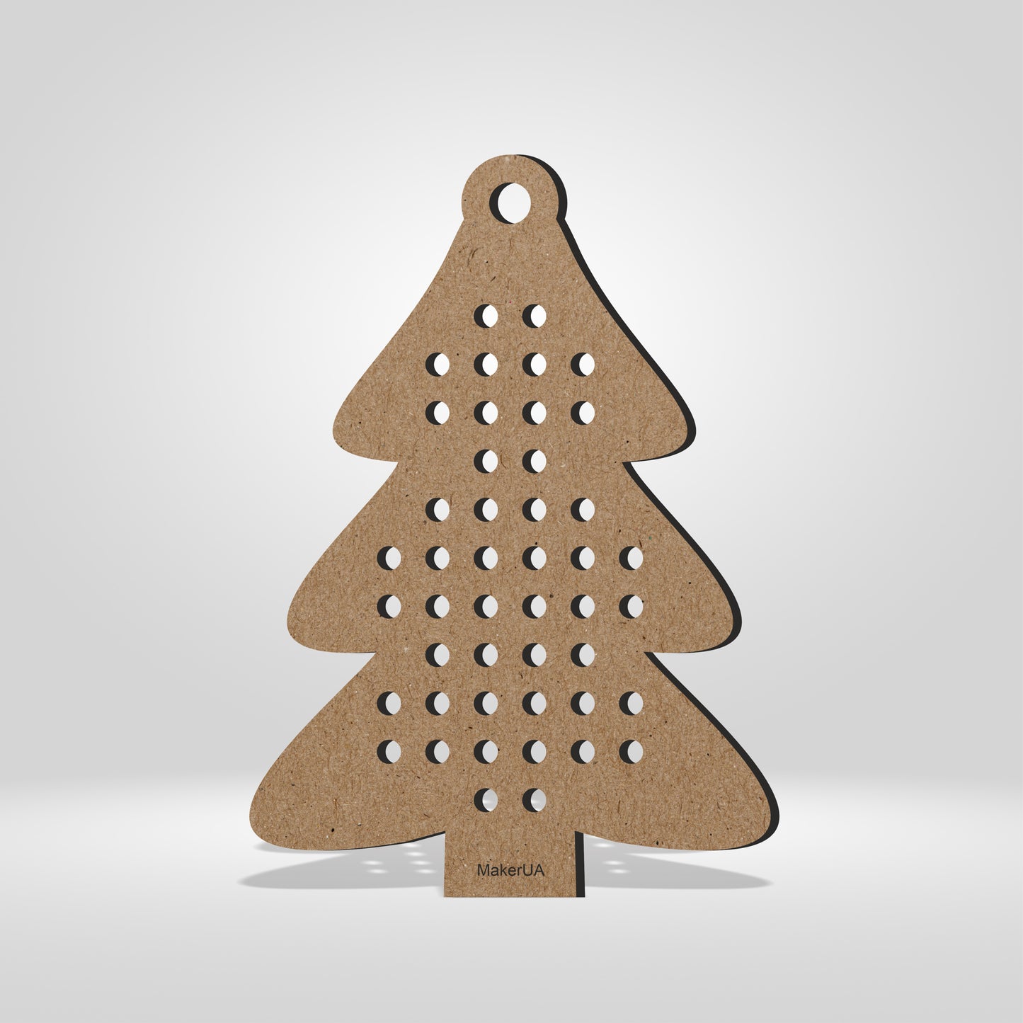 Wooden Cross Stitch Blank Base Embroidery Christmas Ornaments 8