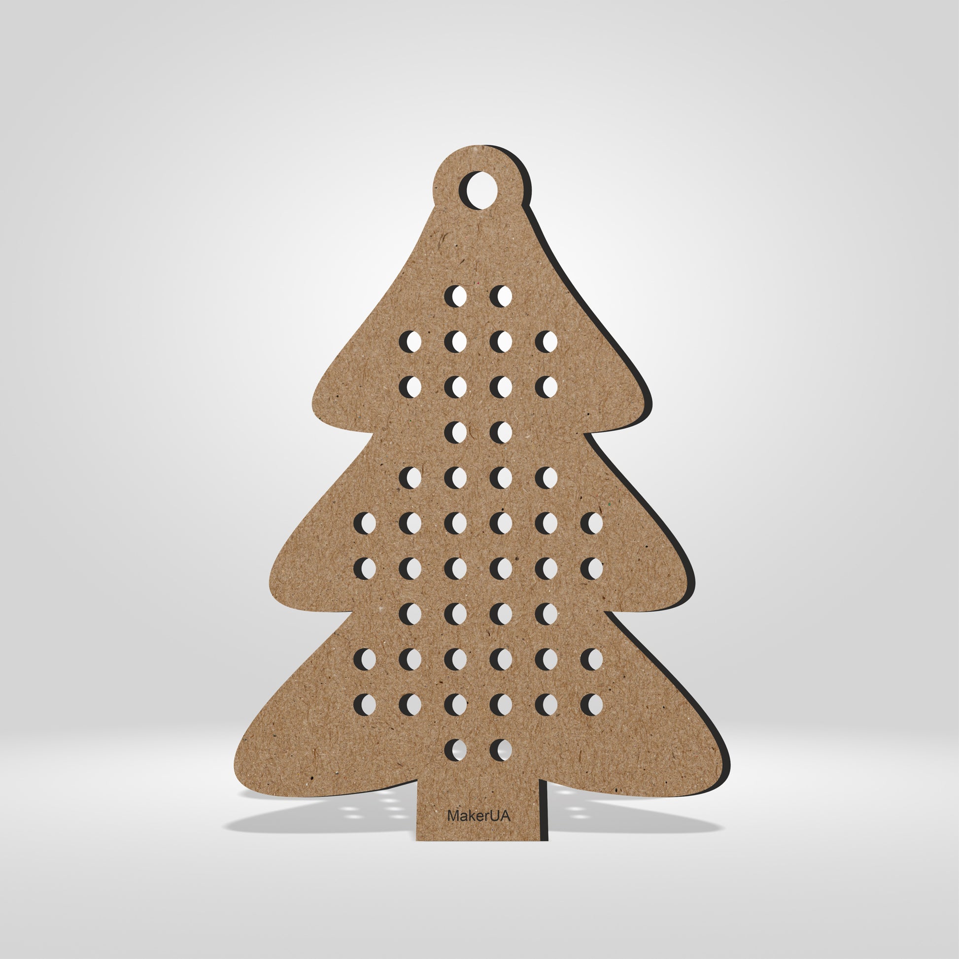 Wooden Cross Stitch Blank Base Embroidery Christmas Ornaments 8