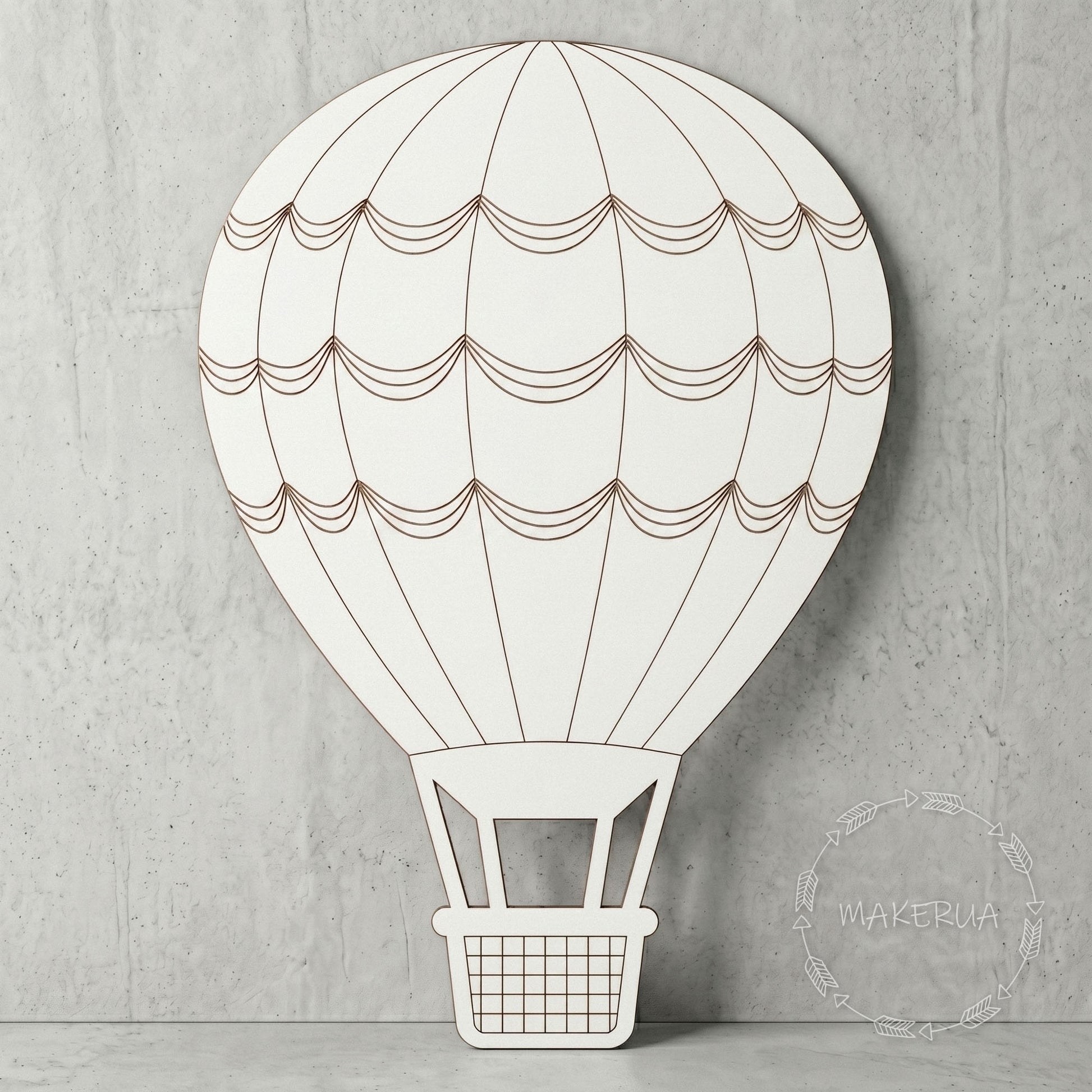 Hot Air Balloon Party Decoration Boy Girl Decor for Baby Shower Gender Reveal Newborn Nursery Christening Princess Room - MakerUA