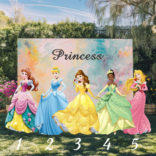 Princess for birthday wedding baby shower party decorations with uv print