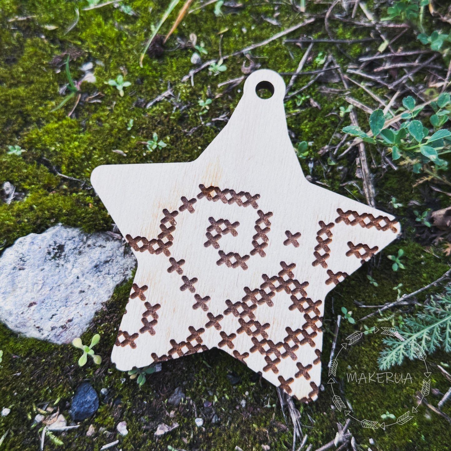 wooden christmas ornaments tree decor etsy 5